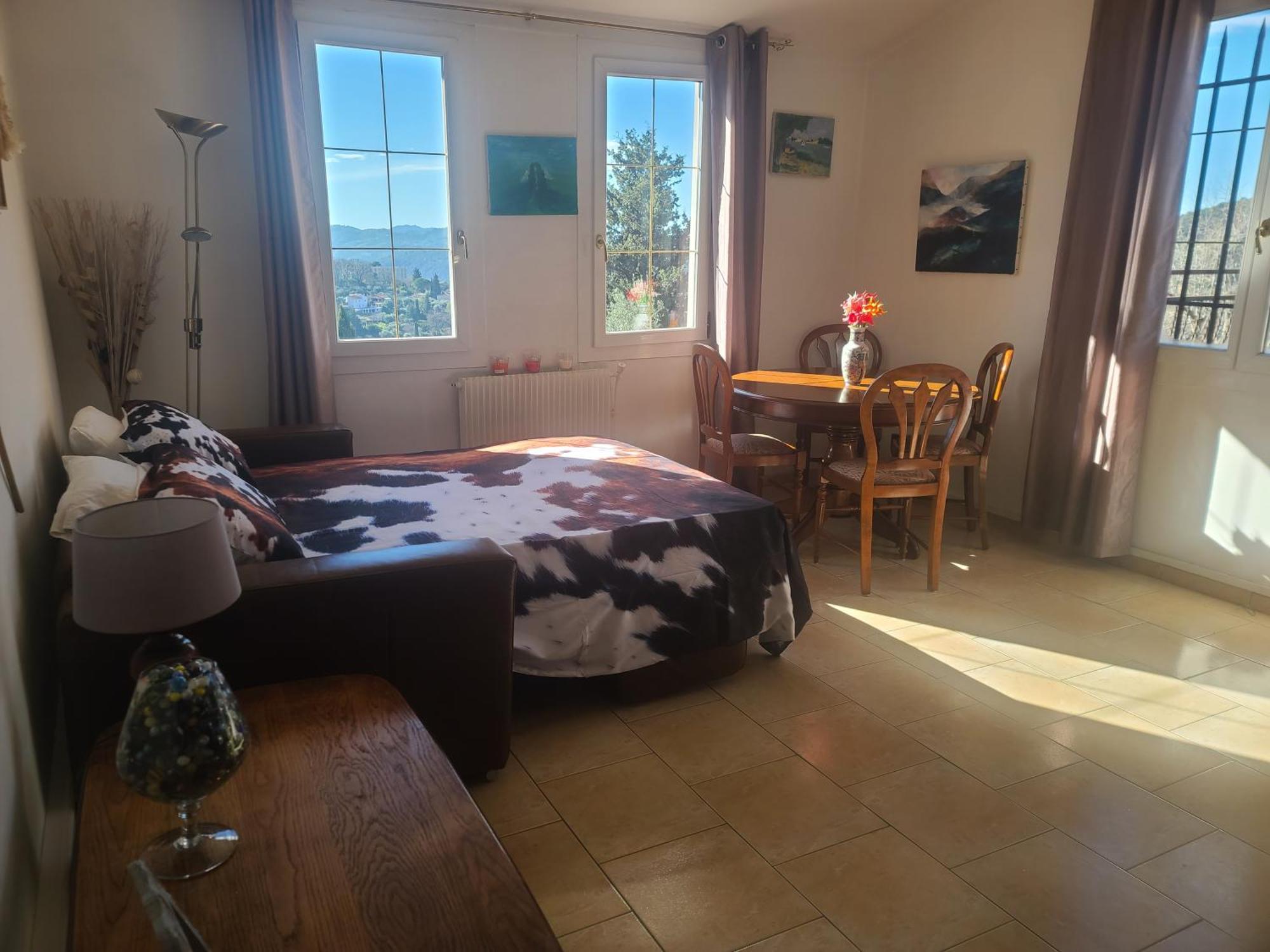 De 1 A 6 Avec Terrasse Solarium, Vue Panoramique Et Parking Gratuit Apartment Grasse Exterior foto